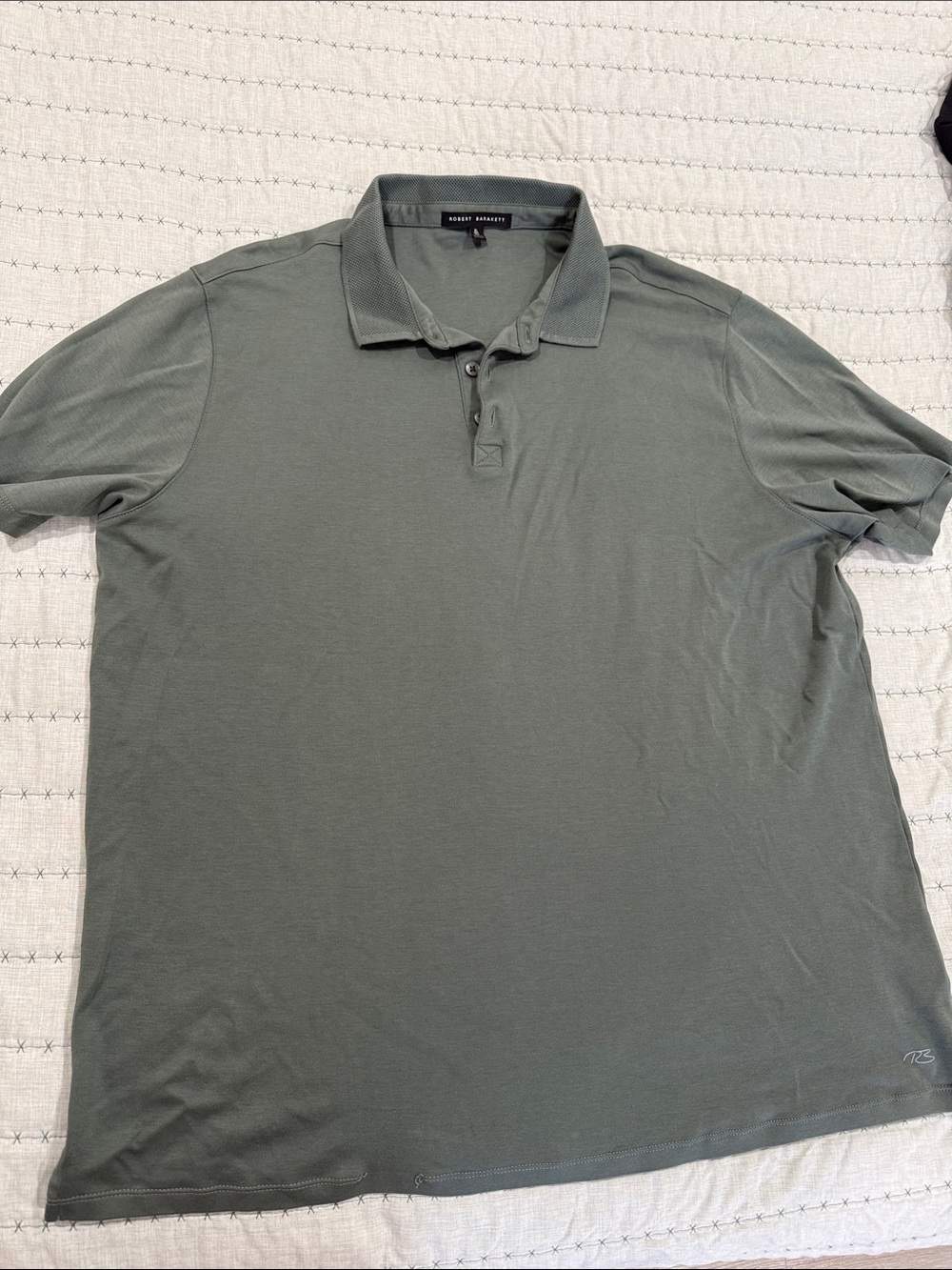 Robert Barakett Men's Sage Green Polo Shirt